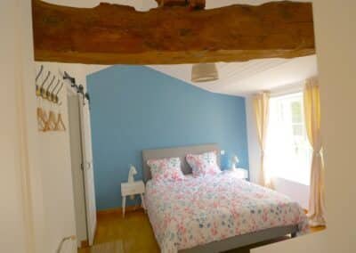 chambre du gite le chêne Verte en vendée