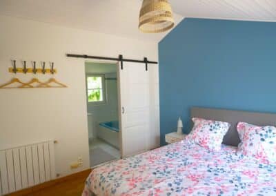 Chambre gite Sallertaine lit double