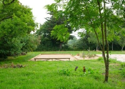 gite vendée avec terrain de pétanque et piscine