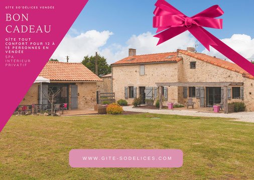 location gite pas cher en vendée - bon cadeau