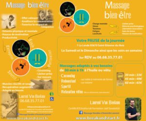maasage bien être aux lucs sur boulogne